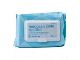 Imagen del producto HEMOSAN CINFA HEMORROIDES 60 TOALLITAS