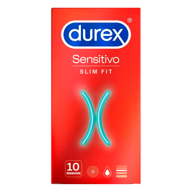 Imagen de Durex preservativo durex sensitivo slim fit 10 und