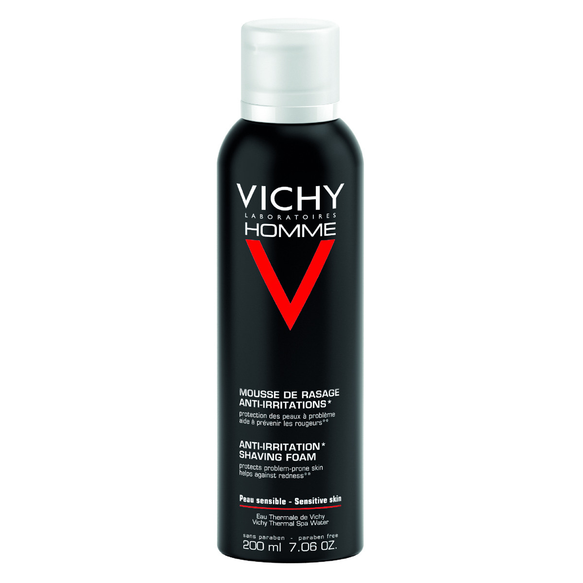 Imagen de Vichy Homme espuma afeitar piel sensible 200ml